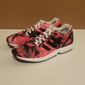 Pink Adidas zx flux womens